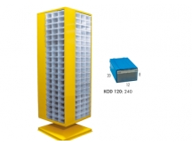 Metal Dönen Dolaplar S-KOD-MT-120-240